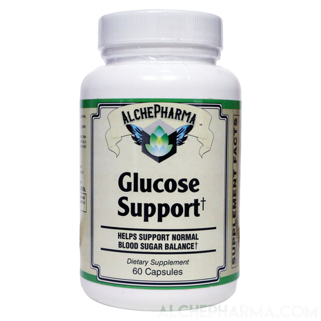 Glucose Support a Lagerstroemia speciosa, Gymnema sylvestre Vitamin Complex-Vitamins & Supplements-AlchePharma