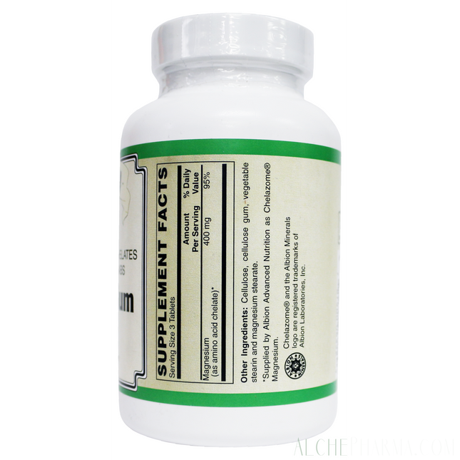Gold Standard Albion Magnesium [ Superior absorption and bioavailability ]-Mineral-AlchePharma