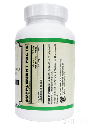 Gold Standard Albion Magnesium [ Superior absorption and bioavailability ]-Mineral-AlchePharma