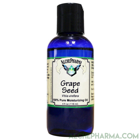 Grape Seed Oil, 100% Pure Vitis Vinifera (External Use Only) - Parve-Moisturizing-AlchePharma