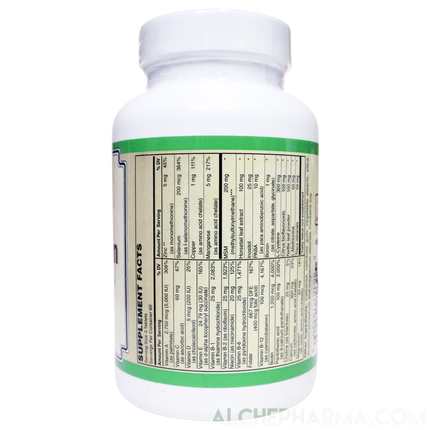 Hair, Skin, & Nails- Comprehensive Hair, Skin and Nails Multivitamin Formula- 90 Tablets-AlchePharma