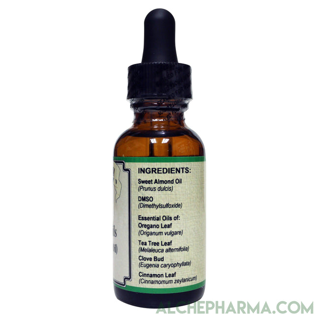 Healthy Nails W/ DMSO, Oregano, Almond, Tea Tree, Clove, and Cinnamon-Hair Skin Nails-AlchePharma