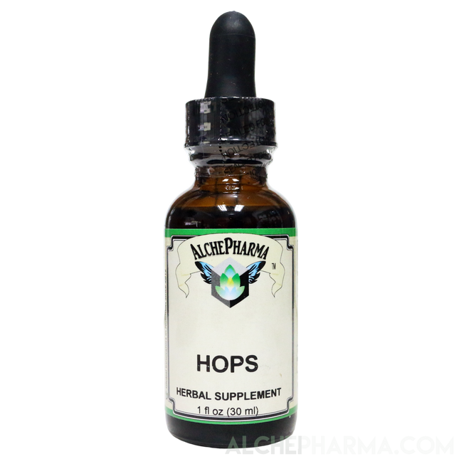 Hops Tincture ( Organic Hops Strobiles ) HSR 1:3 Parve K-1604-Herbs-AlchePharma