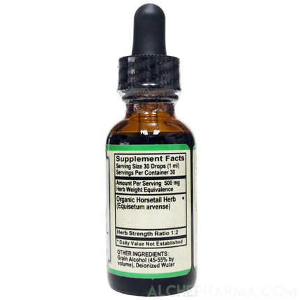 Horsetail Herb Tincture ( Organic Equisetum arvense ) HSR 1:2-Herb Tincture-AlchePharma