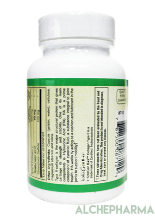 Hyaluronic Acid- KollaGen-IIxs™ Type II Collagen & Chondroitin Sulfate- Joint and Cartilage Support-Joint Health-AlchePharma