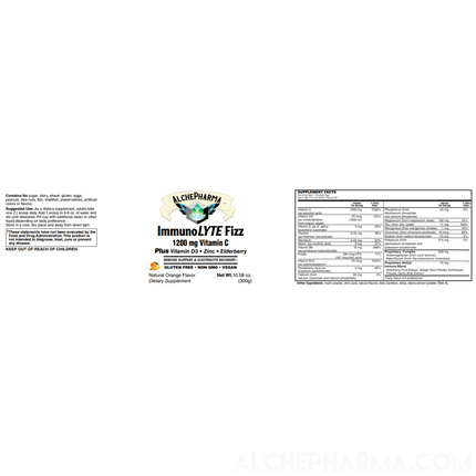 ImmunoLYTE Fizz ( 500 mg Proprietary Complex with Arabinogalactan (from Larix laricina) and Beta-Glucan (from Saccharomyces cerevisiae)-Vitamins & Supplements-AlchePharma