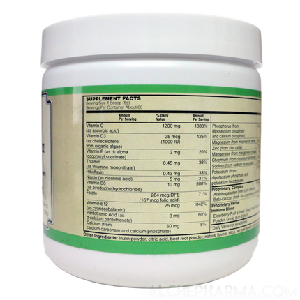 ImmunoLYTE Fizz ( 500 mg Proprietary Complex with Arabinogalactan (from Larix laricina) and Beta-Glucan (from Saccharomyces cerevisiae)-Vitamins & Supplements-AlchePharma