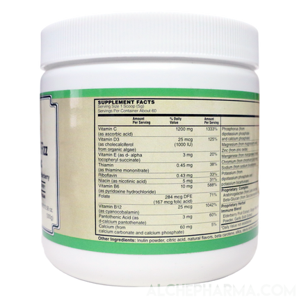 ImmunoLYTE Fizz ( 500 mg Proprietary Complex with Arabinogalactan (from Larix laricina) and Beta-Glucan (from Saccharomyces cerevisiae)-Vitamins & Supplements-AlchePharma
