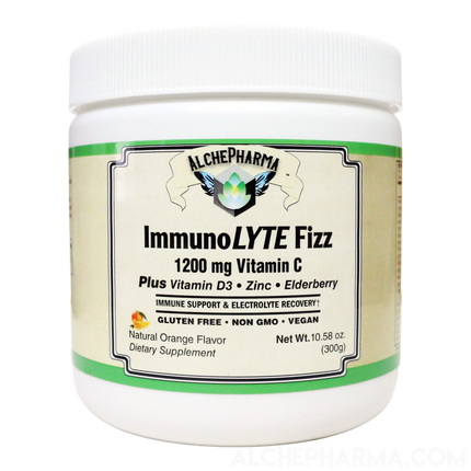 ImmunoLYTE Fizz ( 500 mg Proprietary Complex with Arabinogalactan (from Larix laricina) and Beta-Glucan (from Saccharomyces cerevisiae)-Vitamins & Supplements-AlchePharma