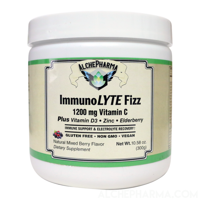 ImmunoLYTE Fizz ( 500 mg Proprietary Complex with Arabinogalactan (from Larix laricina) and Beta-Glucan (from Saccharomyces cerevisiae)-Vitamins & Supplements-AlchePharma