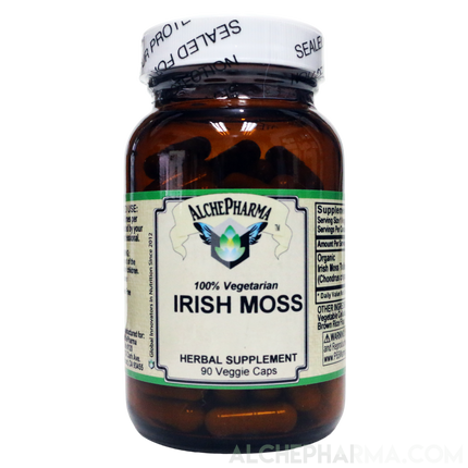 Irish Moss ( Organic Irish Moss Thallus) 450mg Vcaps-Herbs-AlchePharma