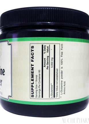 L-Glutamine 100% Pure Free Form Powder - No Other Ingredients-amino acid-AlchePharma