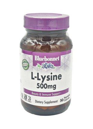 L-Lysine 500 mg - Bluebonnet-amino acid-AlchePharma