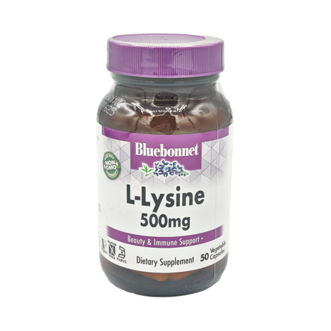 L-Lysine 500 mg - Bluebonnet-amino acid-AlchePharma