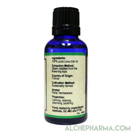 Lavender Essential Oil Origin France Steamed Distilled Flower Tops Lavendula angustifolia-Essential Oil-AlchePharma
