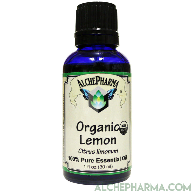 Lemon Essential Oil USDA Certified Organic 100% Pure (From Peel) Citrus Limonum-Essential Oil-AlchePharma