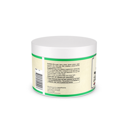 Magnesium Powder from Whole Food ( Icelandic Red Algae) Effervescent, Certified Vegan-Minerals-AlchePharma