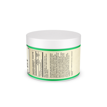 Magnesium Powder from Whole Food ( Icelandic Red Algae) Effervescent, Certified Vegan-Minerals-AlchePharma