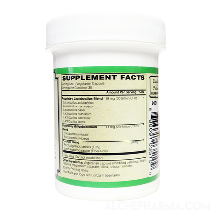 Men's 50 Billion Probiotic Formula ( Proprietary Lactobacillus, Bifidobacterium Blend ) W/ New Preservation Technology-AlchePharma