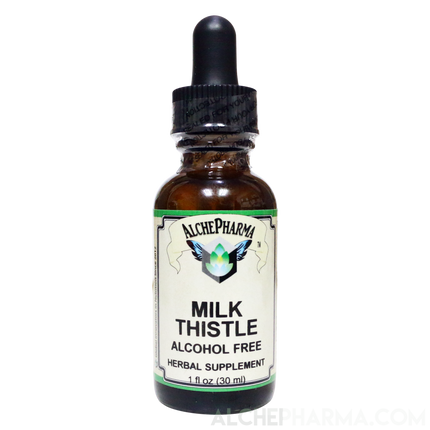 Milk Thistle (Alcohol Free ) w/ Organic Milk Thistle Seed HSR 1:3 Parve K-1604-AlchePharma