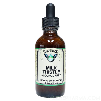 Milk Thistle (Alcohol Free ) w/ Organic Milk Thistle Seed HSR 1:3 Parve K-1604-AlchePharma