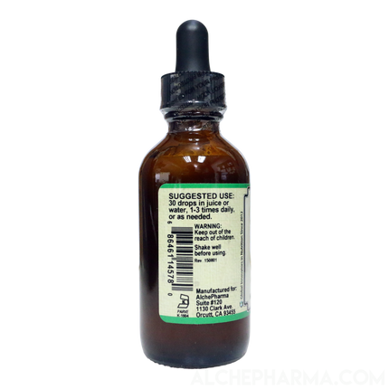 Milk Thistle (Alcohol Free ) w/ Organic Milk Thistle Seed HSR 1:3 Parve K-1604-AlchePharma