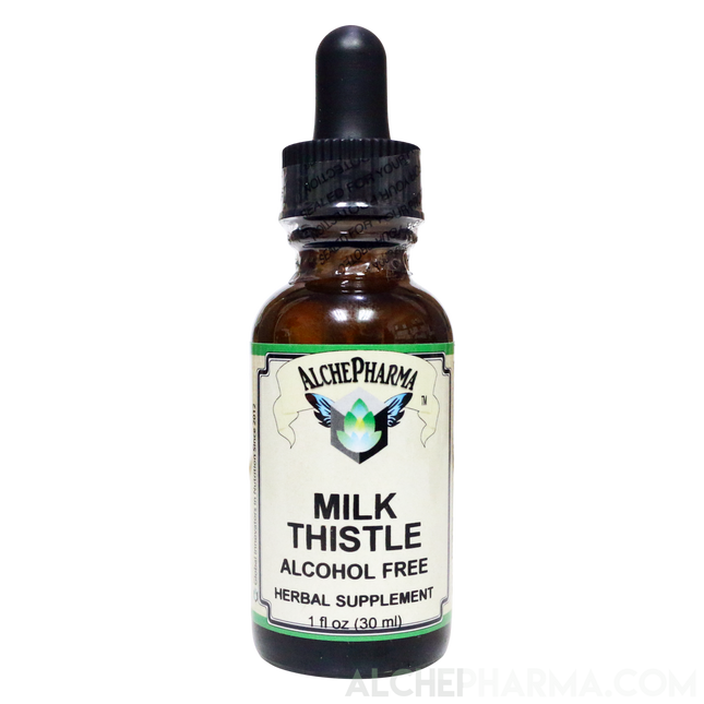 Milk Thistle (Alcohol Free ) w/ Organic Milk Thistle Seed HSR 1:3 Parve K-1604-AlchePharma