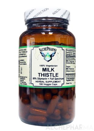 Milk Thistle Seed - Full Spectrum Organic Milk Thistle and Silymarin Extract-Herb-AlchePharma
