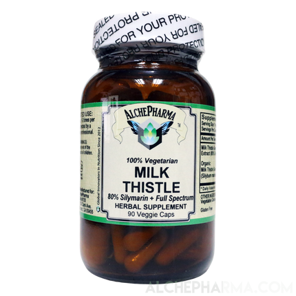 Milk Thistle Seed - Full Spectrum Organic Milk Thistle and Silymarin Extract-Herb-AlchePharma