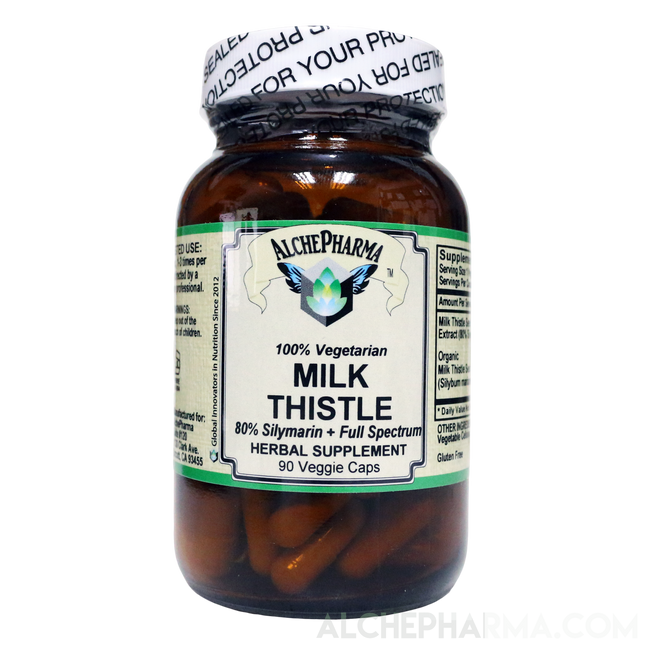 Milk Thistle Seed - Full Spectrum Organic Milk Thistle and Silymarin Extract-Herb-AlchePharma