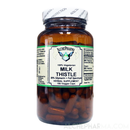 Milk Thistle Seed - Full Spectrum Organic Milk Thistle and Silymarin Extract-Herb-AlchePharma