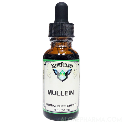 Mullein Leaf Tincture ( Wild Harvested Verbascum spp. ) HSR 1:3 Parve K-1604-AlchePharma