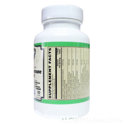 Mushroom Immune Support (Organic Multi-Species Blend) derived from Mycelium & Fruiting Body-Mushrooms-AlchePharma