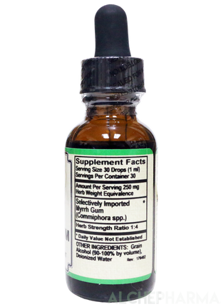 Myrrh Gum liquid ( Commiphora myrrha ) HSR 1:4 PARVE K-1604-Herb Tincture-AlchePharma