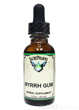 Myrrh Gum liquid ( Commiphora myrrha ) HSR 1:4 PARVE K-1604-Herb Tincture-AlchePharma