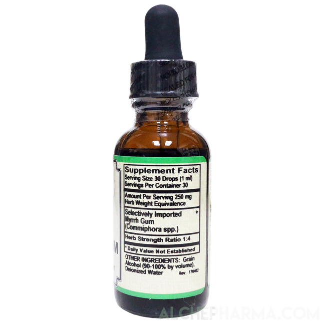 Myrrh Gum liquid ( Commiphora myrrha ) HSR 1:4 PARVE K-1604-Herb Tincture-AlchePharma