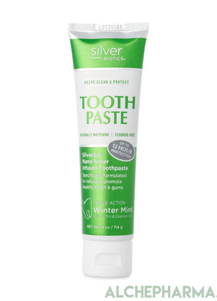 Silver Biotics Natural Whitening Coral Toothpaste with Silver