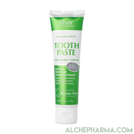 Silver Biotics Natural Whitening Coral Toothpaste with Silver