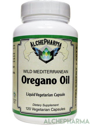Wild Mediterranean Oregano Oil Liquid Filled Capsules - AlchePharma
