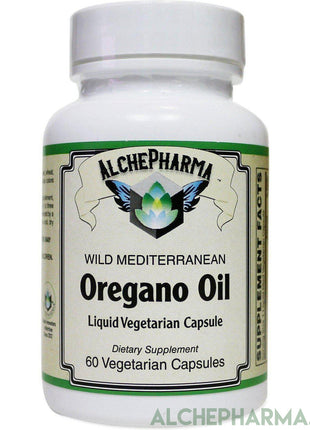 Wild Mediterranean Oregano Oil Liquid Filled Capsules - AlchePharma