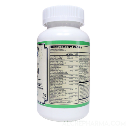 Organic Whole Food Prenatal Multivitamin-Prenatal-AlchePharma