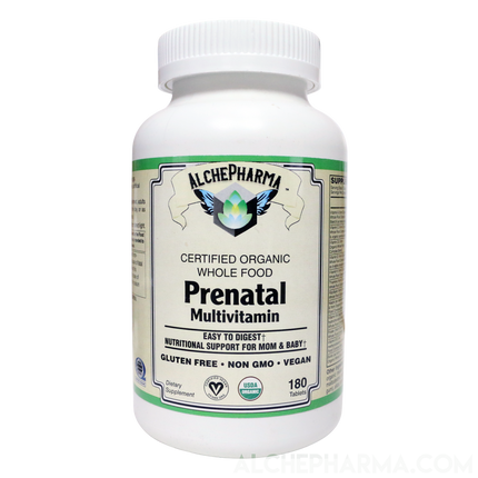 Organic Whole Food Prenatal Multivitamin-Prenatal-AlchePharma