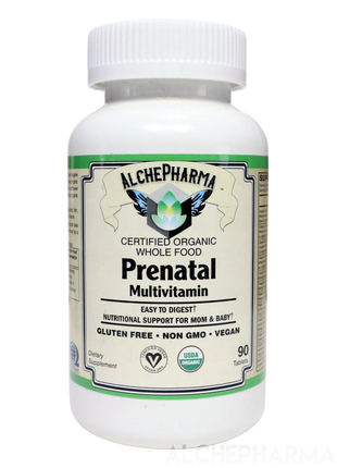 Organic Whole Food Prenatal Multivitamin-Prenatal-AlchePharma
