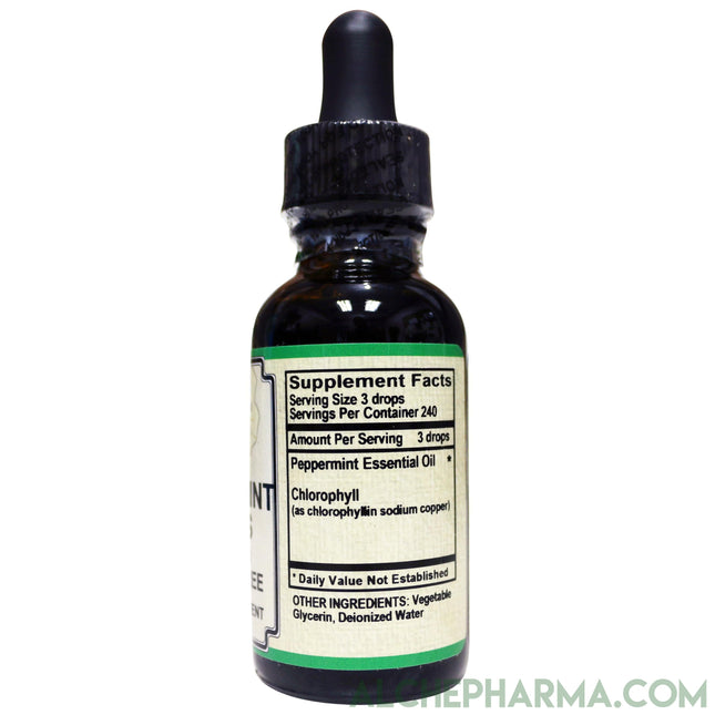 Peppermint Spirits- Peppermint Essential Oil, with Deodorizing Chlorophyll ( 240 Servings )-Digestion-AlchePharma