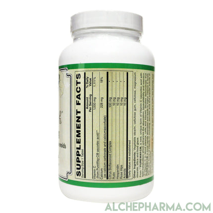 PureWay-C®( contains Vitamin C bound to lipid metabolites) - Non-Acidic 1000 mg Tablets-Anti-Oxidant-AlchePharma