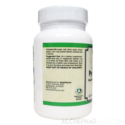 Pycnogenol® High Grade Standardized to 65-75% Procyanidins 50mg - Vcaps-Herb-AlchePharma