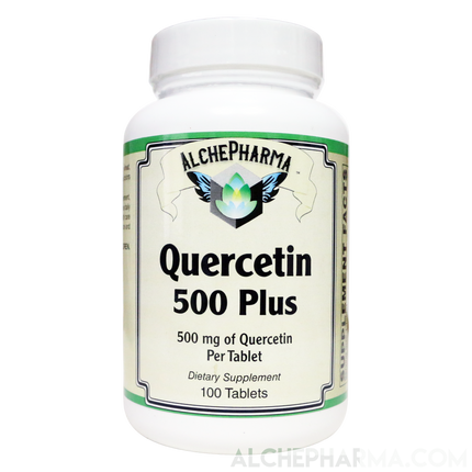 Quercetin 500 mg-Plus ( Bromelain, Turmeric, Manganese, Vit. C )-AlchePharma