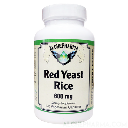 Red Yeast Rice (Organic and Citrinin Free ), 600mg-AlchePharma