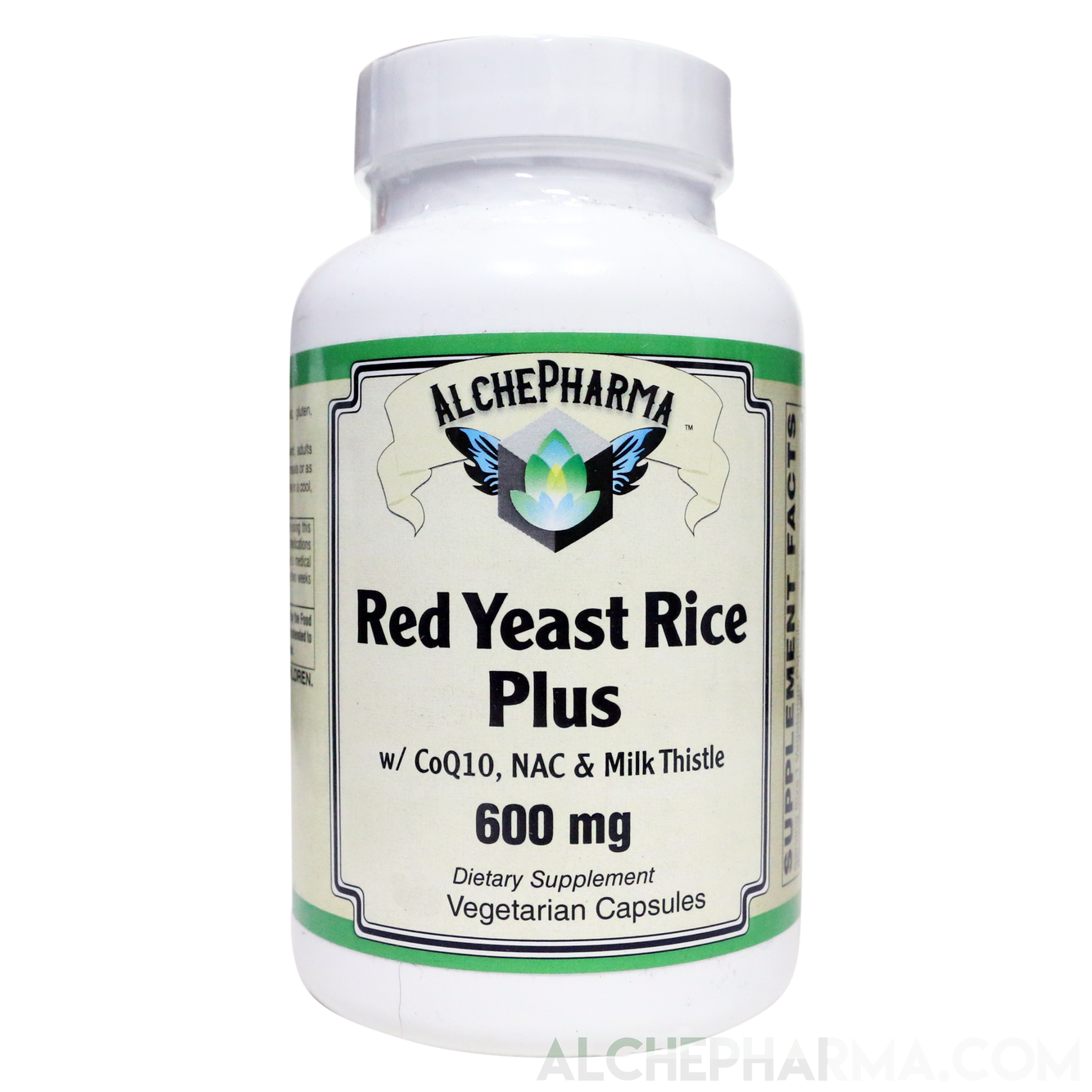 Red Yeast Rice Plus, 600mg ( Organically Grown Citrinin Free