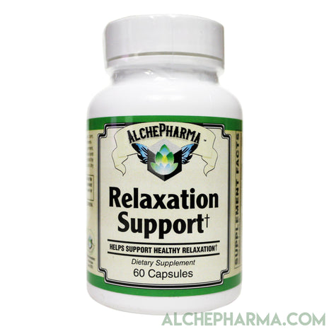 Relaxation Support ( Relora, L-Theanine, Herbal Combination ) * formerly known as Relaxation Formula-Calming-AlchePharma-60 Capsules-AlchePharma